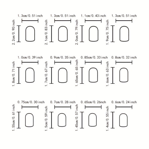 24x Saint Patricks Day Press On Nail Rainbow Lip Print False 2