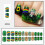 24x Saint Patricks Day Press On Nail Rainbow Lip Print False 6