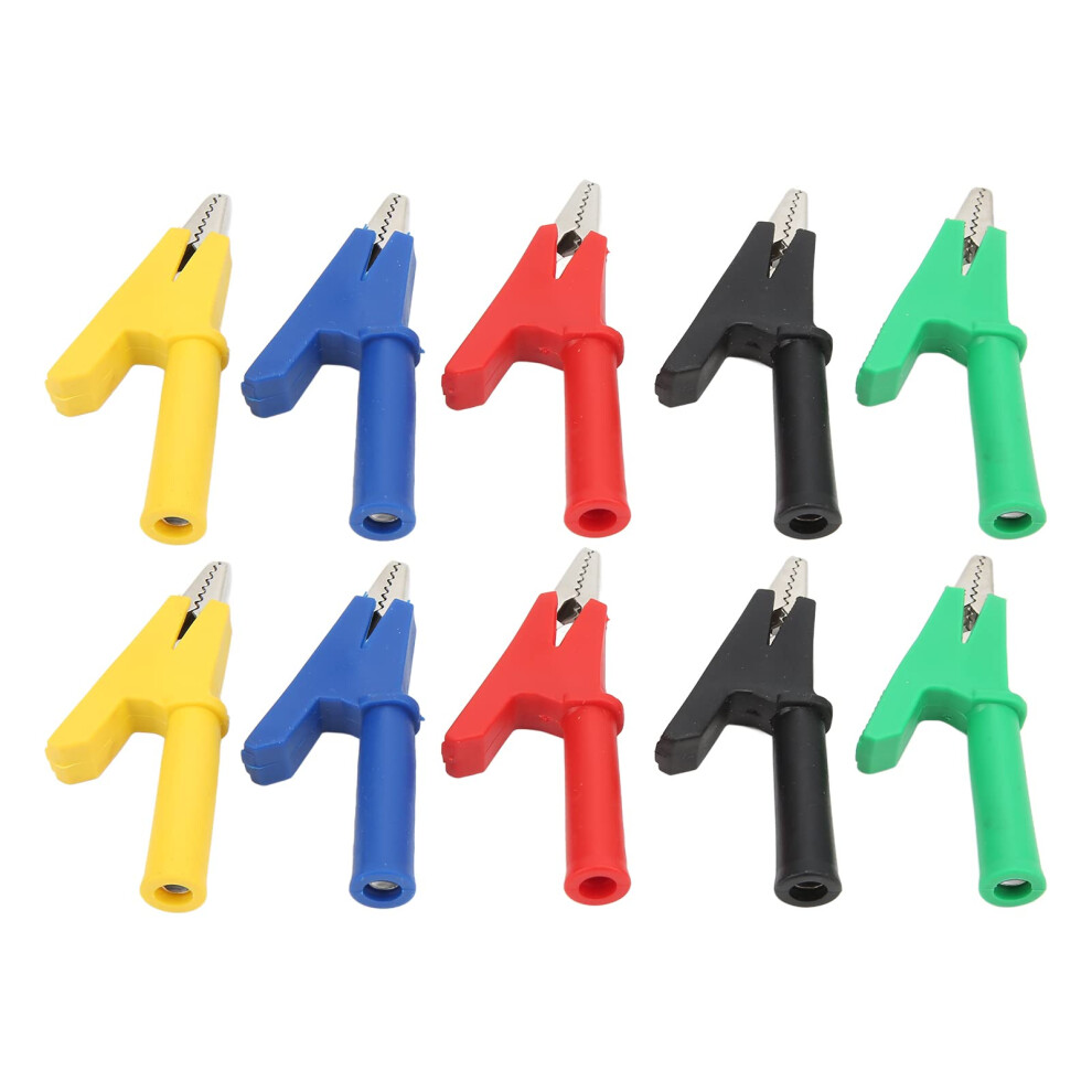 Crocodile Insulated Test Clamp 10Mm Opening For Electrical Projects In Cars And Vehicles, Durable And Reliable Connection 6038364270696