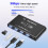 Fast Speed KVM Switcher 4K60Hz for 2 Computers 1 Display with 5