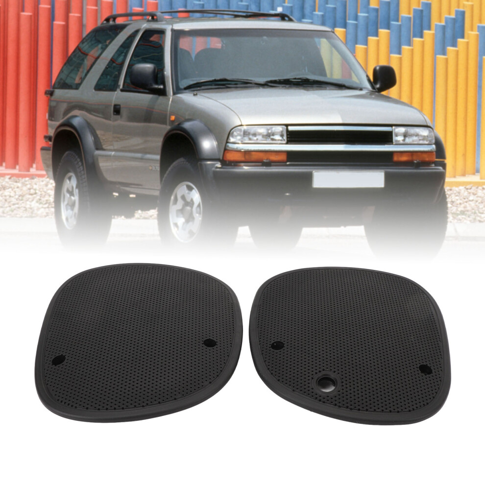 Left & Right Dash Speaker Covers For S10 Pickup 1998Â2004 Black 7661348547270