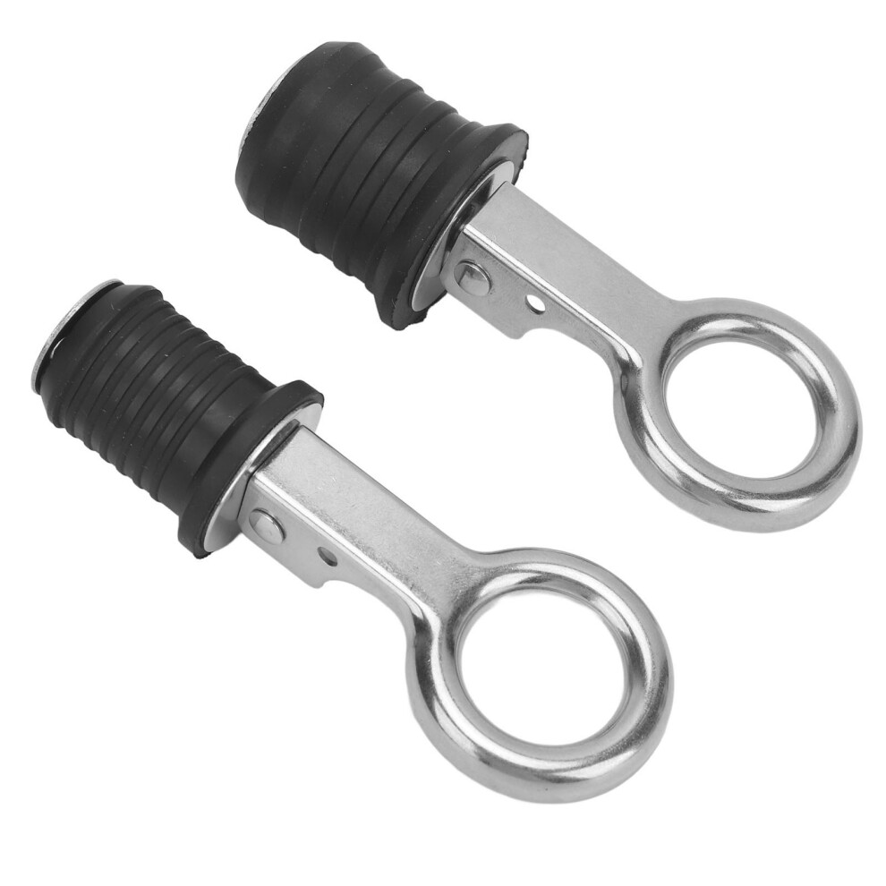 Stainless Steel Boat Drain Plug With Rubber Seal Watertight For Yacht Hull 7631348549086