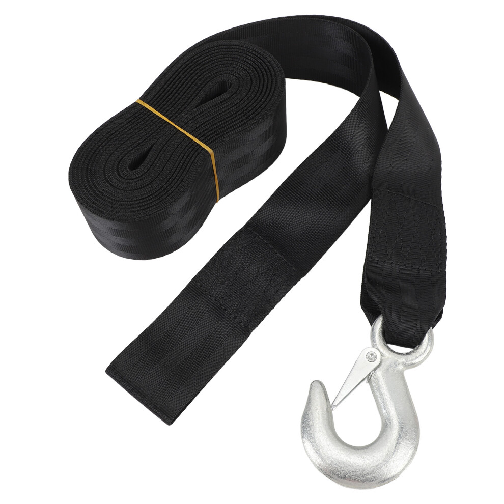 Reliable 3500Lb Winch Tow Strap With Hook For Heavy Duty Vehicles 5091348549424