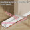 100cm Cutable Draught Excluder for Doors, PVC Double-Sided Draft Stopper, Noise Blocker, Grey, Fits 3.5-5cm Width 3