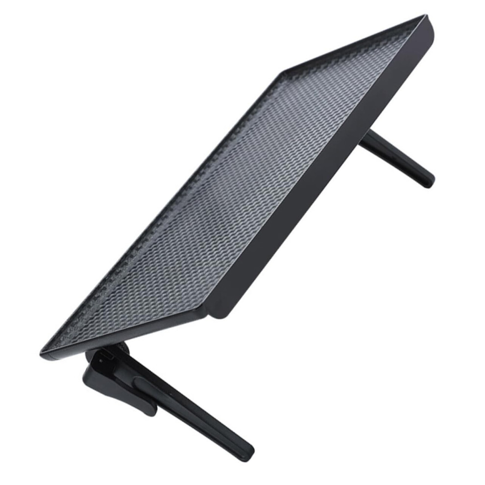 Tv Shelf Monitor Storage Rack With Non-Slip Design, Easy Installation, Heightened Bracket For Tvs And Computers, Organizer Black 6447073568596
