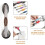 9-Piece Stackable Magnetic Measuring Set for Dry & Liquid Ingredients 7