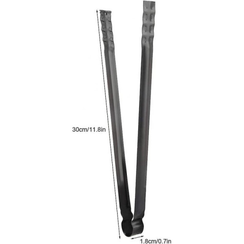 Heavy-Duty BBQ Charcoal Tongs with Locking Clip 1