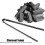 Heavy-Duty BBQ Charcoal Tongs with Locking Clip 5
