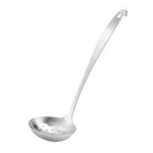 Skimmer Spoon with Hook - 9cm Stainless Steel Strainer