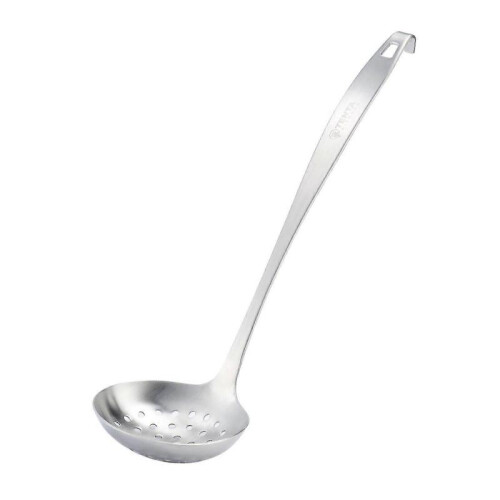 Skimmer Spoon with Hook - 9cm Stainless Steel Strainer