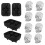 Skull Ice Cube Tray 2-Pack - 8-Cavity Silicone Mold 1