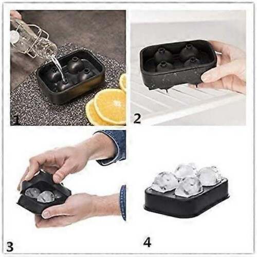Skull Ice Cube Tray 2-Pack - 8-Cavity Silicone Mold 2
