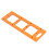 Socket Back Box Cutting Template for Wall Outlets, 70x70mm Plastic Tool 1