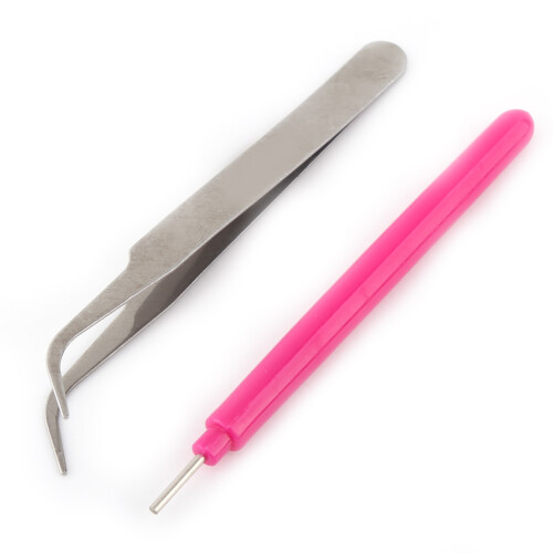 DIY Paper Craft Template Board Tweezer Pins 2