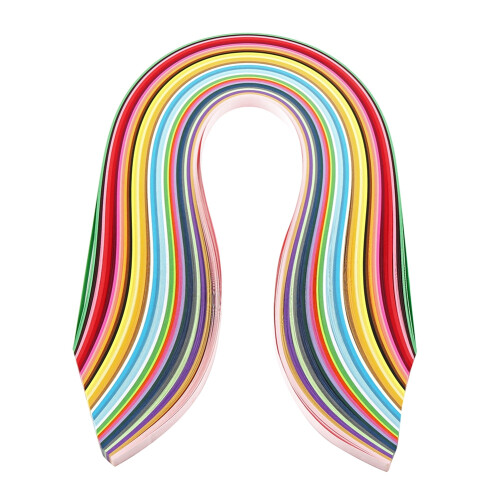 Multi Color 720 Pcs Quilling Paper Art Strips in 1