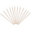Bamboo Skewers 100-Pack | 6" 4mm Appetizer Sticks for BBQ & Crafting 3