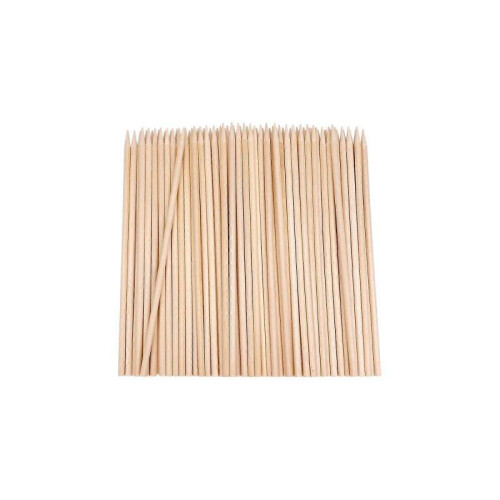 Bamboo Skewers 100-Pack | 6" 4mm Appetizer Sticks for BBQ & Crafting