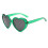 Retro Heart-Shaped Sunglasses with Polarized UV Protection 1