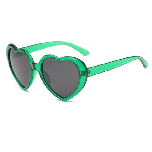 Retro Heart-Shaped Sunglasses with Polarized UV Protection