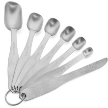 Skinny Wooden Spurtle - Sourdough Starter and Baking Utensil (Single Unit)