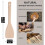 2-Piece Beech Wood Spatulas, Non-Scratch Flippers for Cookware 2