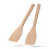 2-Piece Beech Wood Spatulas, Non-Scratch Flippers for Cookware 1