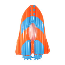 Inflatable Airplane Surfboard for Kids - 47.24 x 33.46 Inch PVC Body Board for Pool, Beach, and Outdoor Water Activities