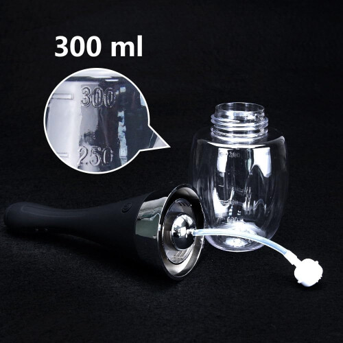 Anal Butt Plug Automatic Cleaner Silicone Rechargeable Anus Shower Washing Tool with Vibrating Function 2