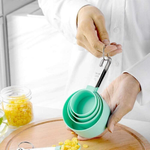 Stainless Measuring Set 11-Piece | Stackable Cups/Spoons for Dry & Liquid 1