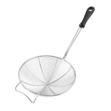 Stainless Steel Asian Spider Strainer & Skimmer Spoon - Pasta Draining Kit (2-Piece Set)