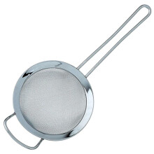 3-Inch Fine Mesh Stainless Steel Strainer - Polished Rim Design