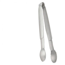Mini Serving Tongs Set - Silver Appetizer and Pastry Tongs 3-Piece Set