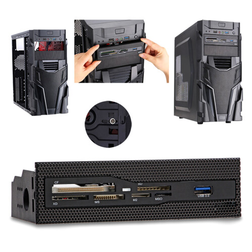 USB3.0 Front Panel Card Reader For Fast Data Transfer And 1