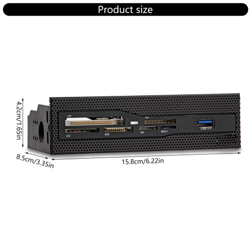 USB3.0 Front Panel Card Reader For Fast Data Transfer And 2