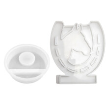 Candle Holder Mold Horse Head Silicone Mold Candlestick Desk