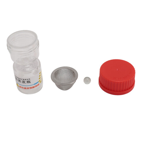 30ml Mikroverdampfungsflasche, rote Kappe, Uhr 1