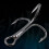 Fishing Hook Set High Carbon Steel Round Bend Hooks for Lures 6