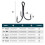 Fishing Hook Set High Carbon Steel Round Bend Hooks for Lures 3