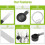 8-Piece Stackable Measuring Set, Stainless Steel Cups & Spoons 3
