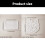 Versatile Silicone Mold for Customizable Door Ornament Projects 3