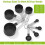 8-Piece Stackable Measuring Set, Stainless Steel Cups & Spoons 2