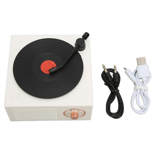 X10 Vinyl Record Player Style Bluetooth Speaker
