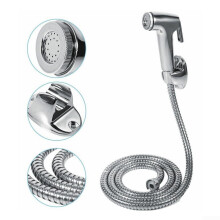 Chrome Bidet Shattaf Douche Spray, G1/2 Thread, ABS Stainless Steel, Ergonomic Handheld Design, Comfortable Grip