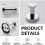 Chrome SUS304 Wall-Mounted Coat Hook 4-Prong Design 19