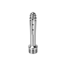 Anal Butt Plug Metal 7 Holes Side Plug with Anal Cleaning Shower Colonic Douche Nozzle for Couples and Solo Use