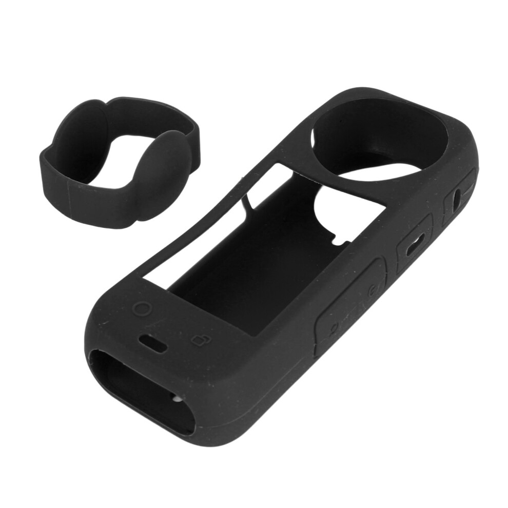 Silicone Shockproof Cover For Insta360 X4 Durable Camera Protection Black 9391348578797