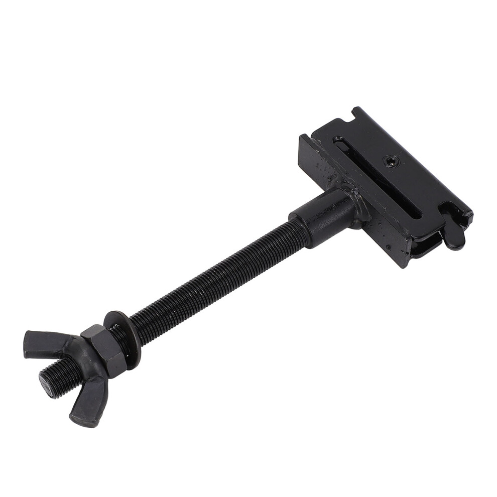 7Inch Zinc Galvanized Steel E-Track Spare Tire Holder For Trucks & Trailers Black 7891348581763