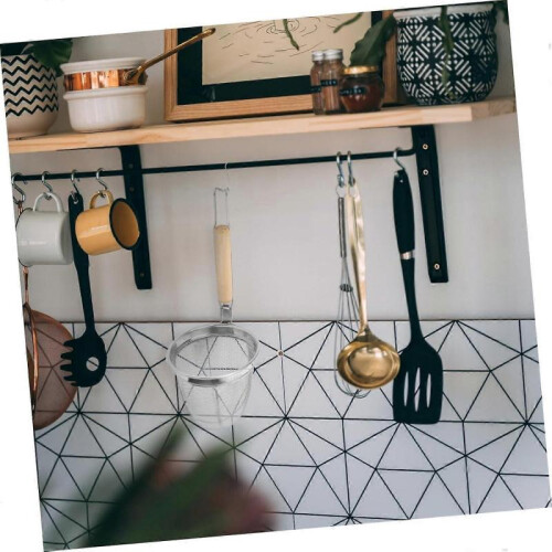 Large Mesh Strainer Colander for High-Efficiency Draining 1