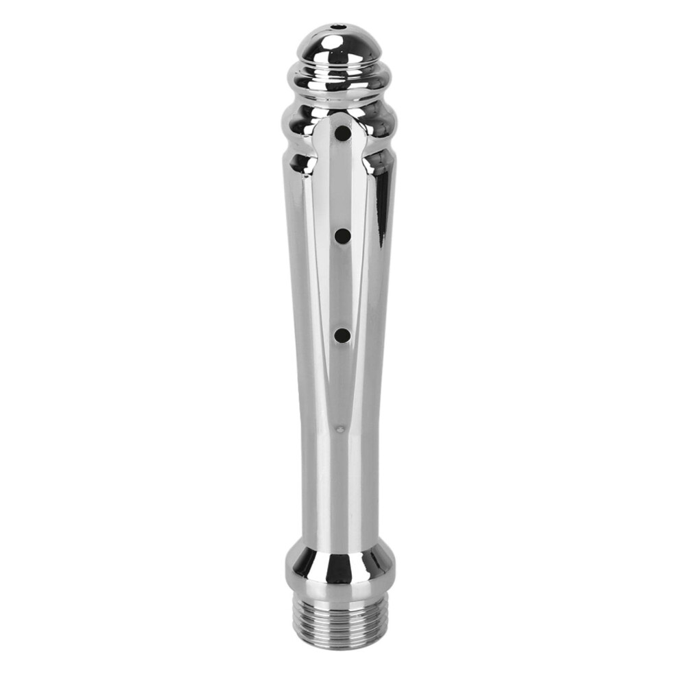 Anal Butt Plug Metal 7-Hole Side Opening Anal Cleaning Shower Colonic Douche Nozzle For Couples