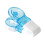 Ouvre-blister bleu portable pour médicaments 12